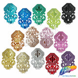 Metallic Color Plastic Resin Applique, NAS-009
