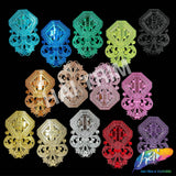 Metallic Color Plastic Resin Applique, NAS-009