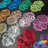 Metallic Color Plastic Resin Applique, NAS-009