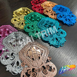 Metallic Color Plastic Resin Applique, NAS-009