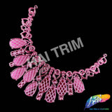 Metallic Color Plastic Resin Applique Neckpiece Base, NAS-018