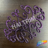 Metallic Color Motif Plastic Resin Applique, NAS-036