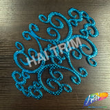 Metallic Color Motif Plastic Resin Applique, NAS-036