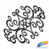 Metallic Color Motif Plastic Resin Applique, NAS-036