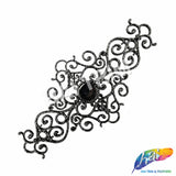 Metallic Plastic Resin Motif Applique, NAS-038