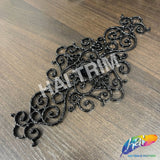 Metallic Plastic Resin Motif Applique, NAS-038