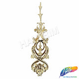 Metallic Gold Plastic Resin Motif Applique, NAS-041