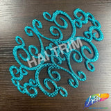 Metallic Color Motif Plastic Resin Applique, NAS-036