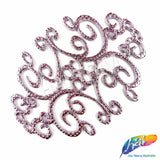 Metallic Color Motif Plastic Resin Applique, NAS-036