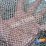 36" x 48" Rhinestone Mesh Fabric with Square Crystal Stones