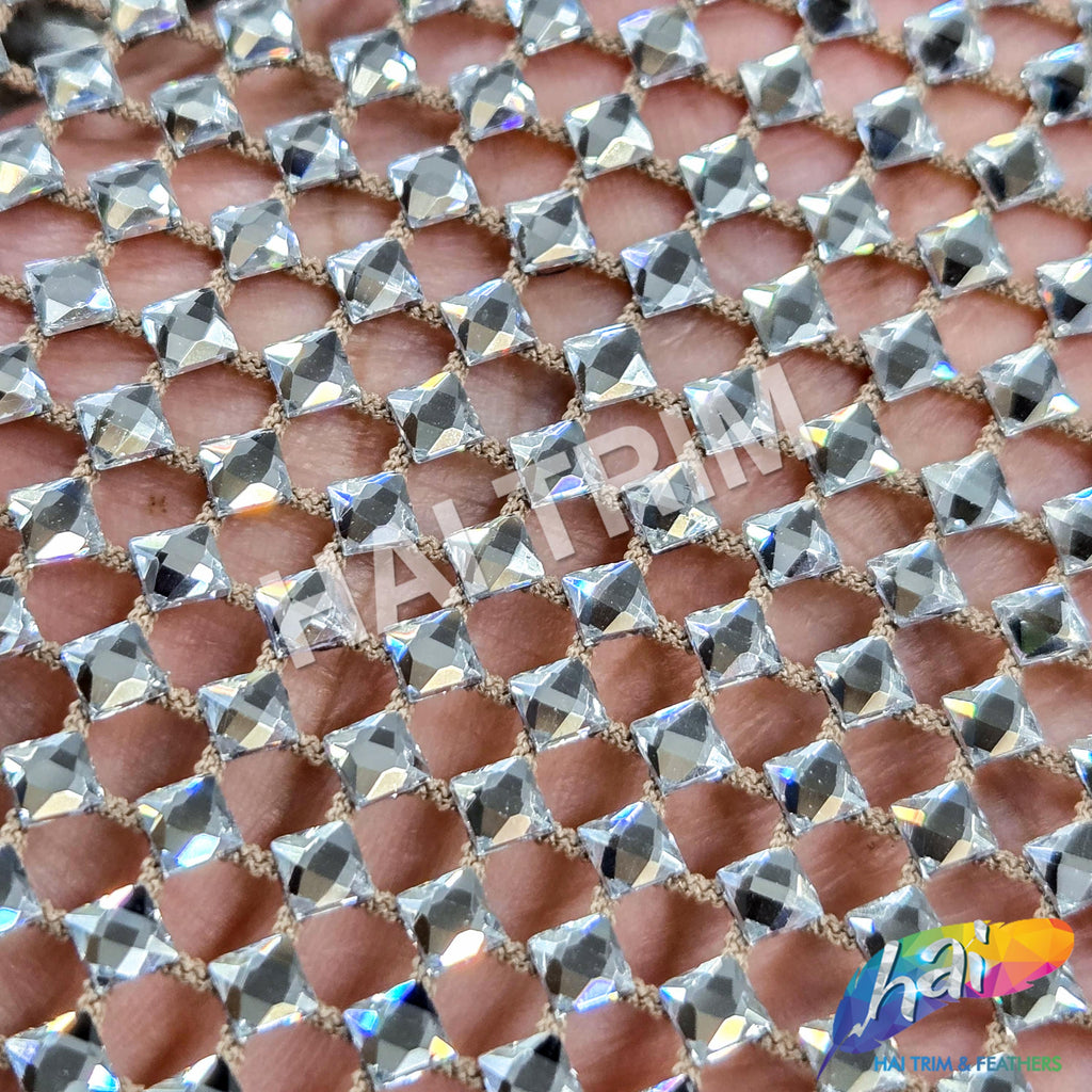 Large Rhinestone Mesh 36