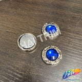 24mm Light Rose Gold Metallic Beads, PB-32 (8 pieces)