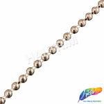 1/4" Light Rose Gold Dome Round Plastic Stud Trim, PST-111