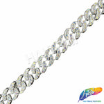 5/8" Swirl Rhinestone Plastic Stud Trim, PST-219