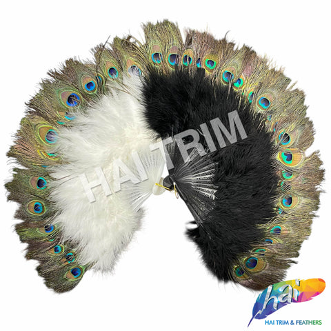 Peacock Feather Fan