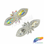 Infinity Beaded Motif Rhinestone Applique, RA-259