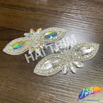 Infinity Beaded Motif Rhinestone Applique, RA-259