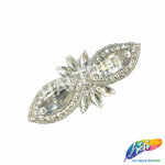 Infinity Beaded Motif Rhinestone Applique, RA-259