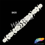 Crystal Jewel Motif Rhinestone Applique with Felt Backing, RA-260