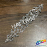Crystal Jewel Motif Rhinestone Applique with Felt Backing, RA-266