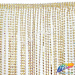 12" Rhinestone Cupchain Fringe (Sold By Yard Piece - 36 inches), RF-039