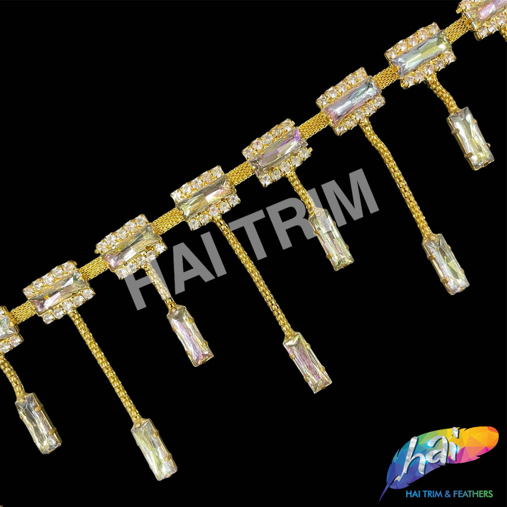 Multicolor Rhimestone Fringe SALE! 3 1/2