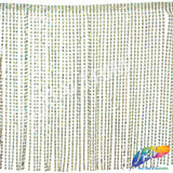 10" Lime Green AB/Gold Rhinestone Cupchain Fringe (Sold By Yard Piece), RF-052