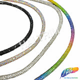 1/4" Crystal Rope Rhinestone Drawstring Trim