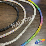 1/4" Crystal Rope Rhinestone Drawstring Trim