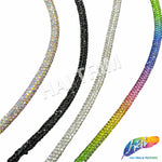 1/4" Crystal Rope Rhinestone Drawstring Trim