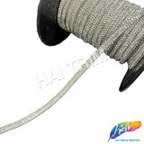 1/4" Crystal Rope Rhinestone Drawstring Trim