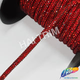 1/4" (6mm) Crystal Rope Rhinestone Drawstring Trim