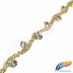 5/8" Wavy Crystal Rhinestone Trim, RT-004