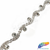 5/8" Wavy Crystal Rhinestone Trim, RT-004