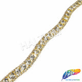 1/2" Wavy Crystal Rhinestone Trim, RT-005