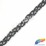 3/8" Spiral Crystal Rhinestone Trim, RT-008