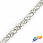 3/8" Spiral Crystal Rhinestone Trim, RT-008