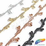 3/4" Tree Branch Crystal Rhinestone Trim, RT-009