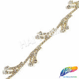 3/4" Tree Branch Crystal Rhinestone Trim, RT-009