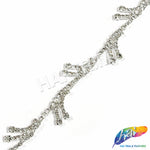 3/4" Tree Branch Crystal Rhinestone Trim, RT-009