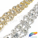 3/4" Crystal Rhinestone Trim, RT-010