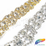 3/4" Crystal Rhinestone Trim, RT-010