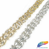 3/4" Crystal Rhinestone Trim, RT-010