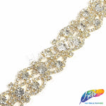 3/4" Crystal Rhinestone Trim, RT-010