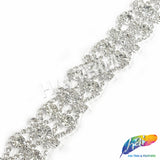 3/4" Crystal Rhinestone Trim, RT-010