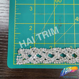 3/4" Braided Crystal Rhinestone Trim, RT-015