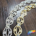 1" Crystal Rhinestone Trimming, RT-018