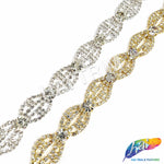 1" Crystal Rhinestone Trimming, RT-018