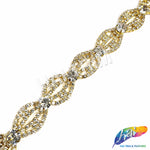 1" Crystal Rhinestone Trimming, RT-018