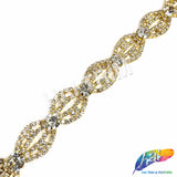 1" Crystal Rhinestone Trimming, RT-018